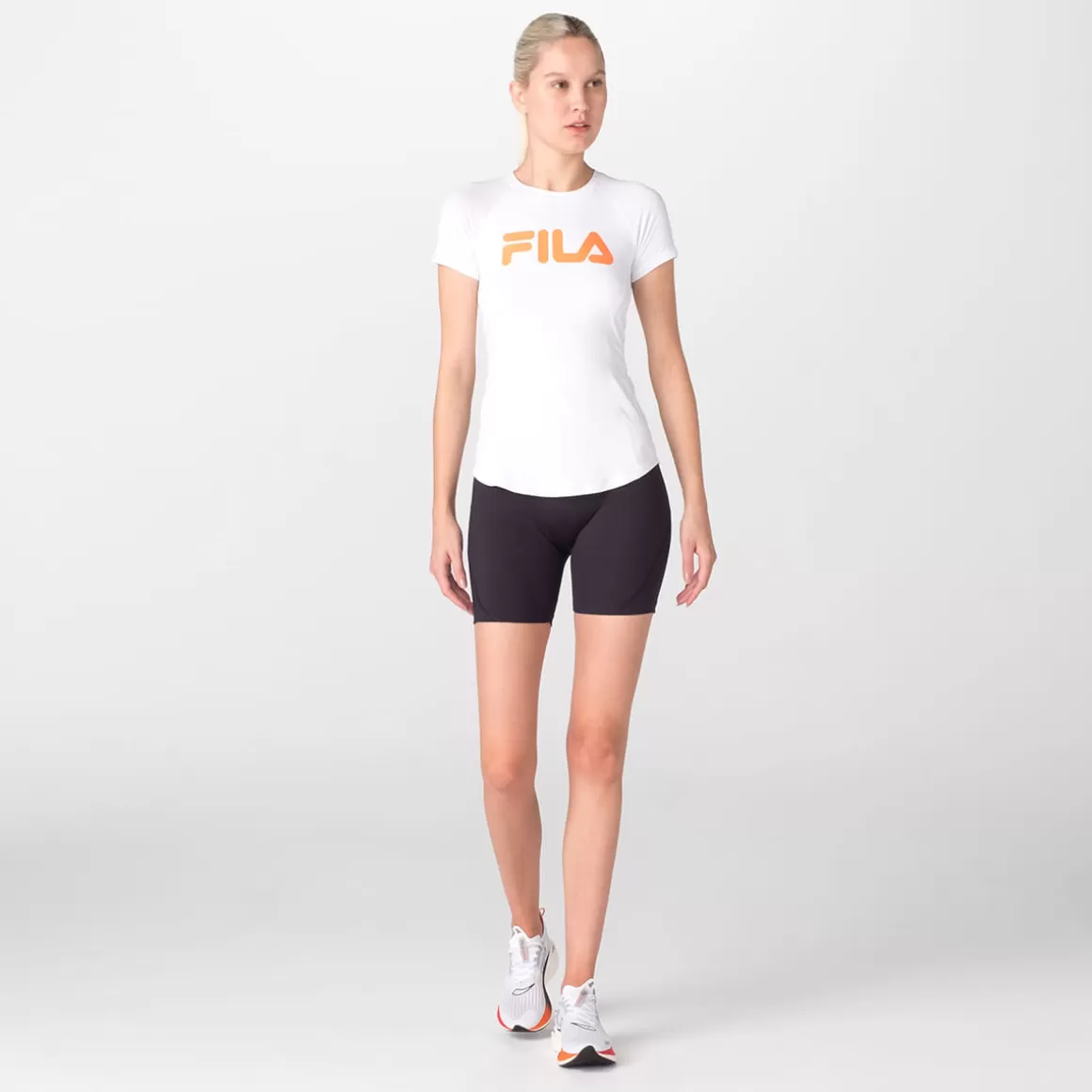 FILA Bermuda Esportiva Feminina Racer Run Preto - * Compressão | Controle de temperatura