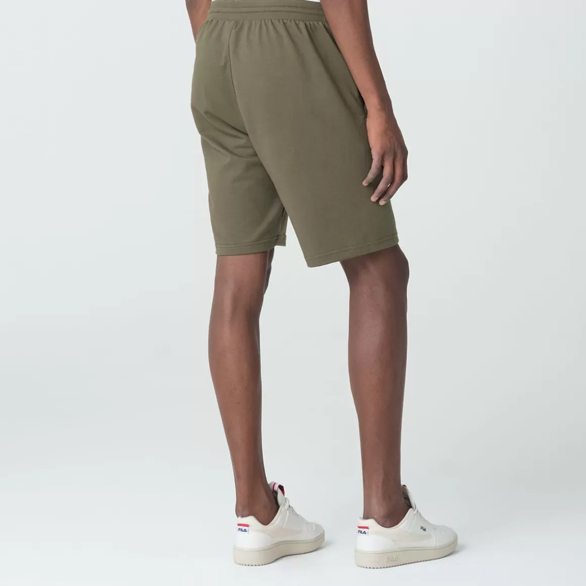 FILA Bermuda Esportiva Masculina Basic Letter III Verde Oliva - * Bermudas