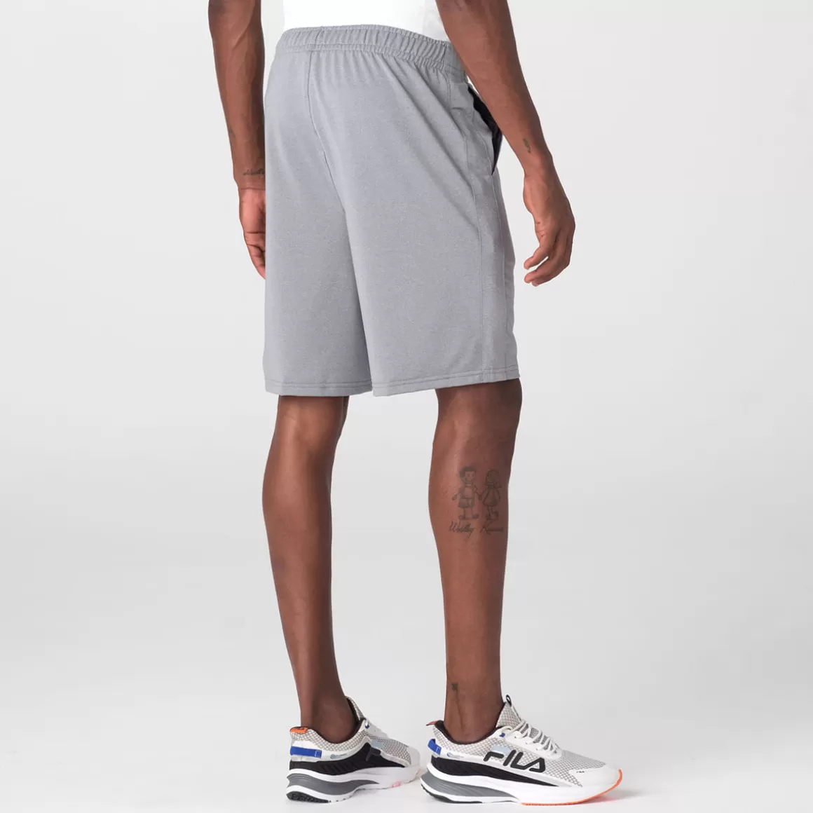 FILA Bermuda Esportiva Masculina Sports Color 7,5 Cinza - * Academia e treino | Academia e treino