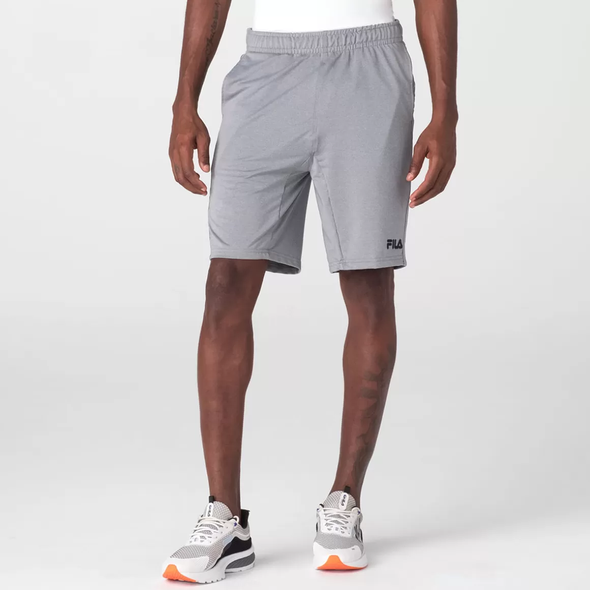 FILA Bermuda Esportiva Masculina Sports Color 7,5 Cinza - * Academia e treino | Academia e treino