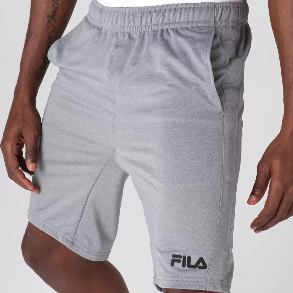 FILA Bermuda Esportiva Masculina Sports Color 7,5 Cinza - * Academia e treino | Academia e treino