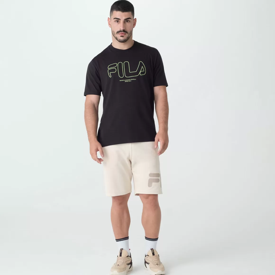 FILA Bermuda Basic Letter II Masculina - * Lifestyle | Bermudas