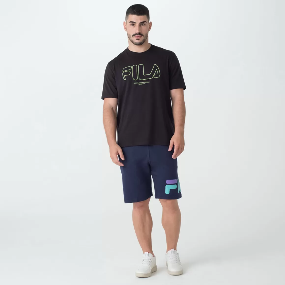 FILA Bermuda Basic Letter II Masculina - * Lifestyle | Bermudas