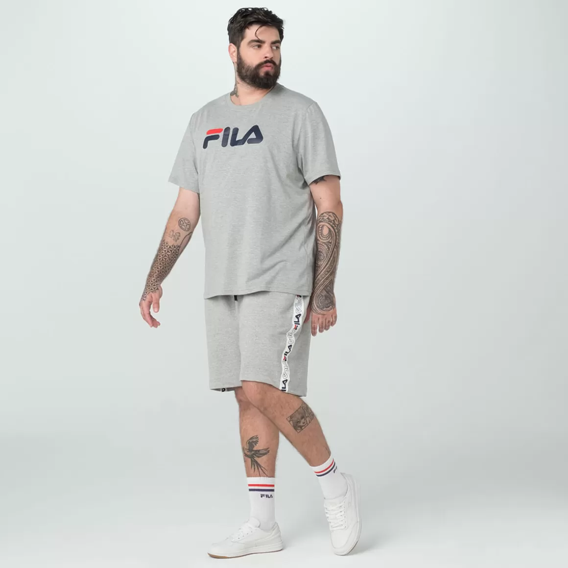 FILA Bermuda Basic Tape Plus Masculina - * Lifestyle | Bermudas