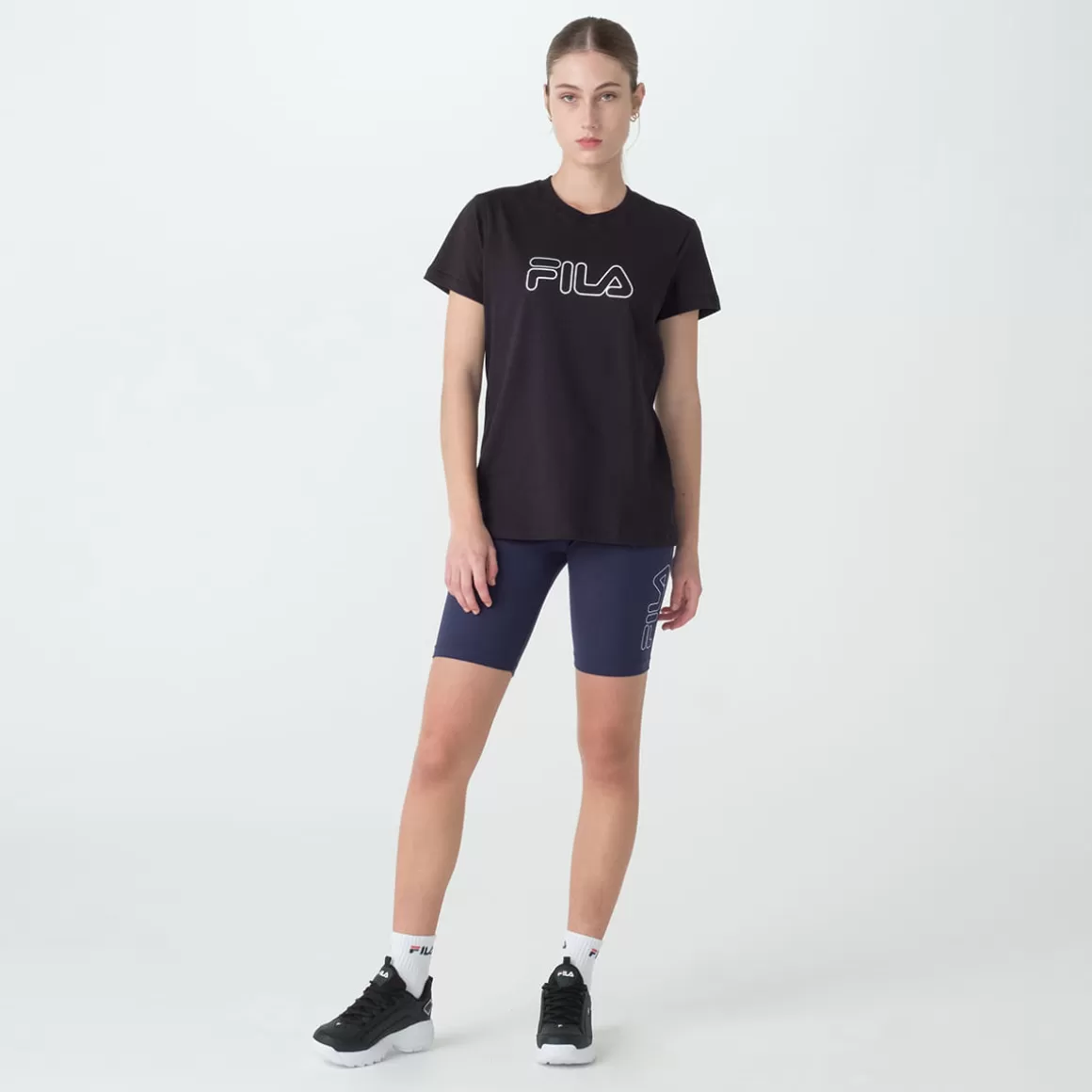 FILA Bermuda Biker Basic Outline Feminina - * Lifestyle | Shorts, saias e skorts