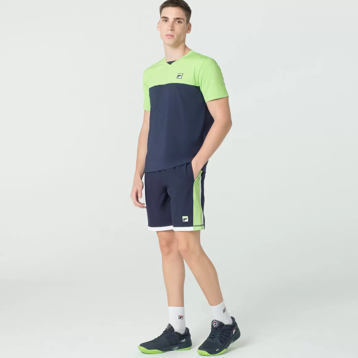 FILA Bermuda Block Masculina - * Tennis | FILA Tennis