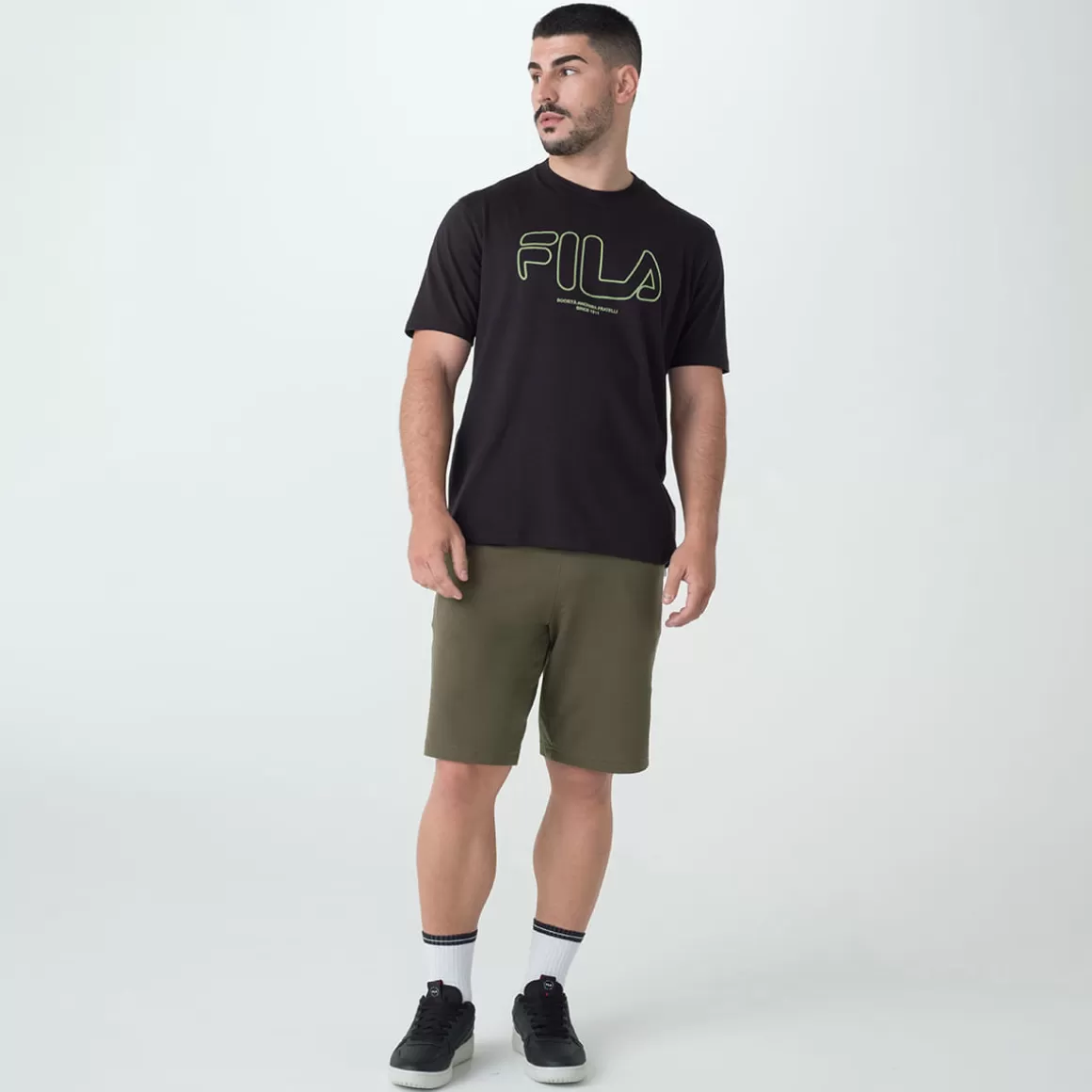 FILA Bermuda Practical Logo Masculina - * Bermudas