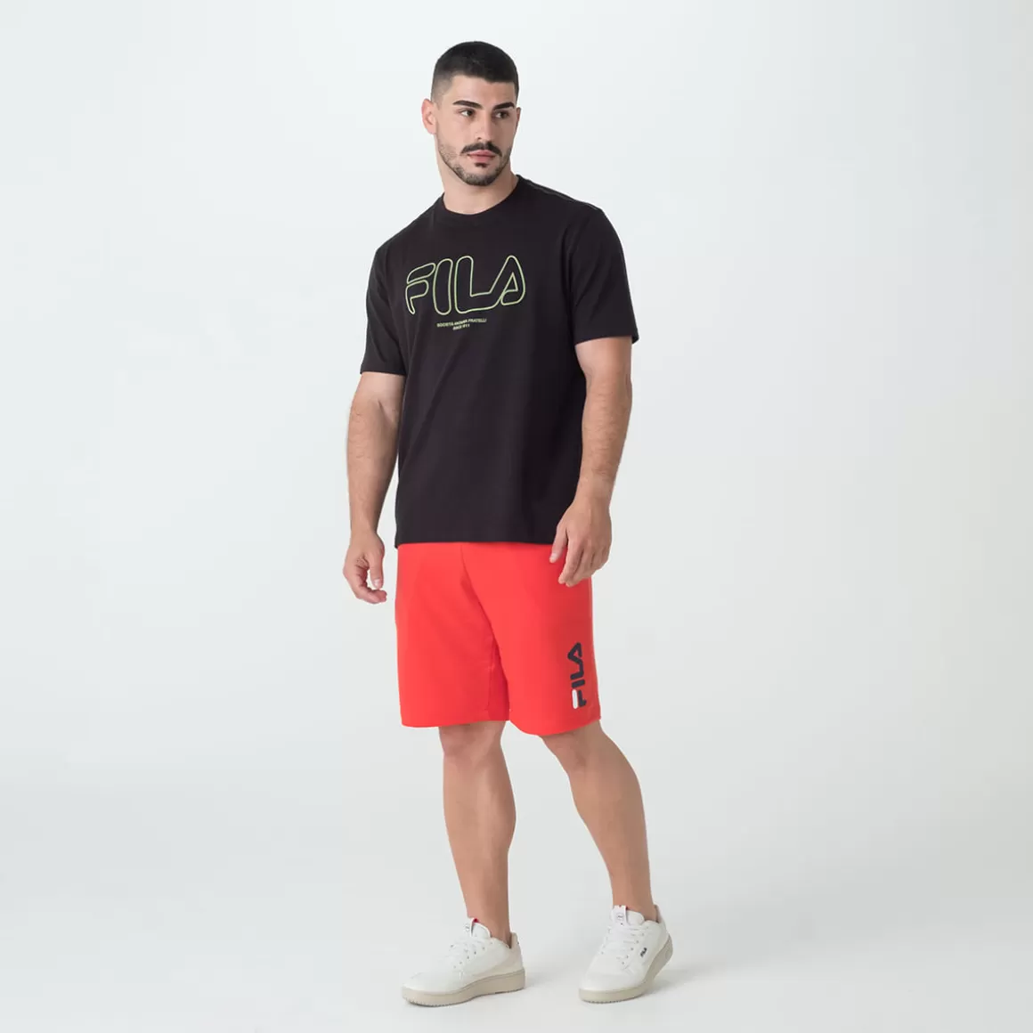 FILA Bermuda Practical Logo Masculina - * Bermudas