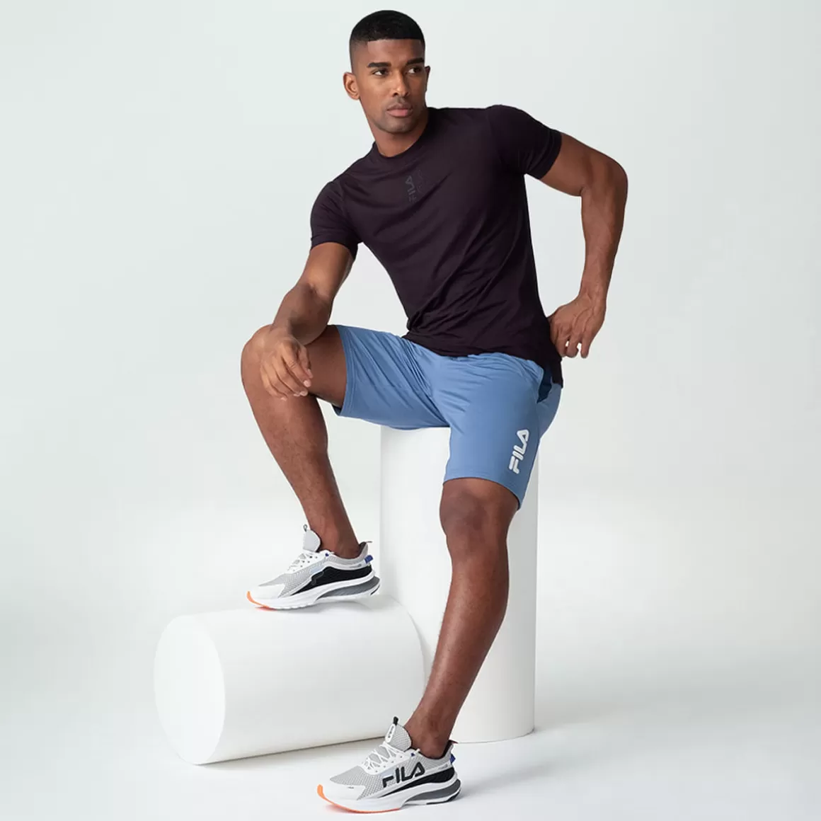 FILA Bermuda Sports Color II Masculina - * Academia e treino | Academia e treino
