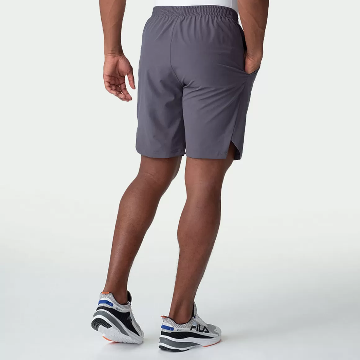 FILA Bermuda para Treino Element IV Masculina Cinza - * Academia e treino | Bermudas