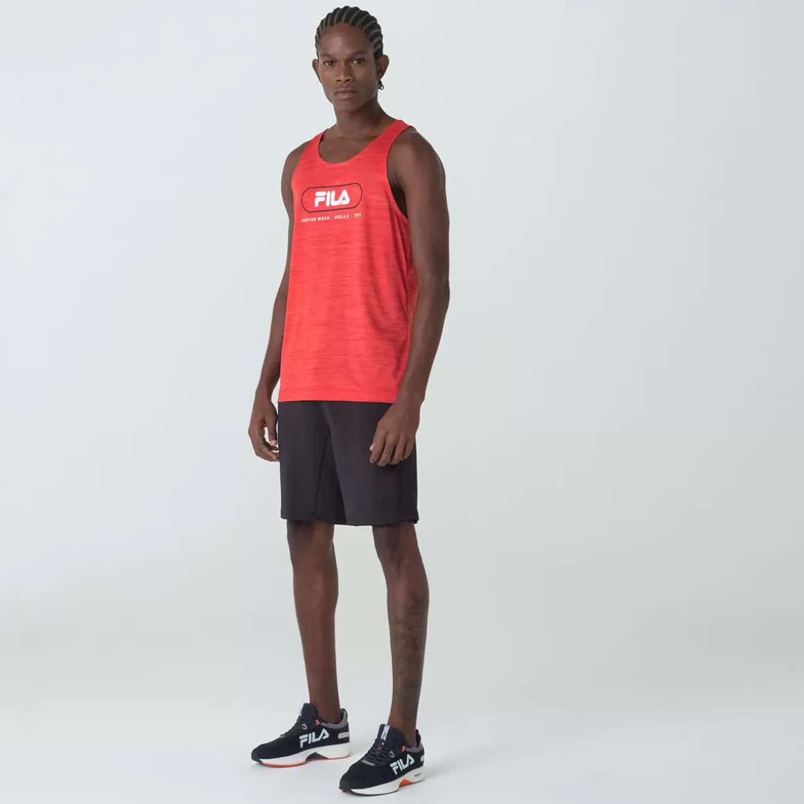 FILA Bermuda para Treino Masculina Sports Color 7,5 Preta - * Academia e treino | Academia e treino