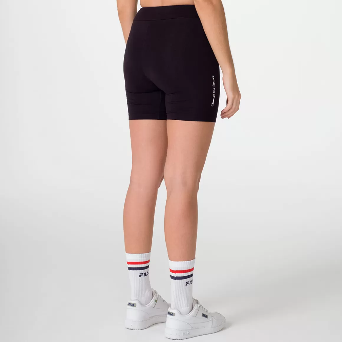 FILA Bermuda Preta Feminina Biker Change The Future - * Shorts, saias e skorts