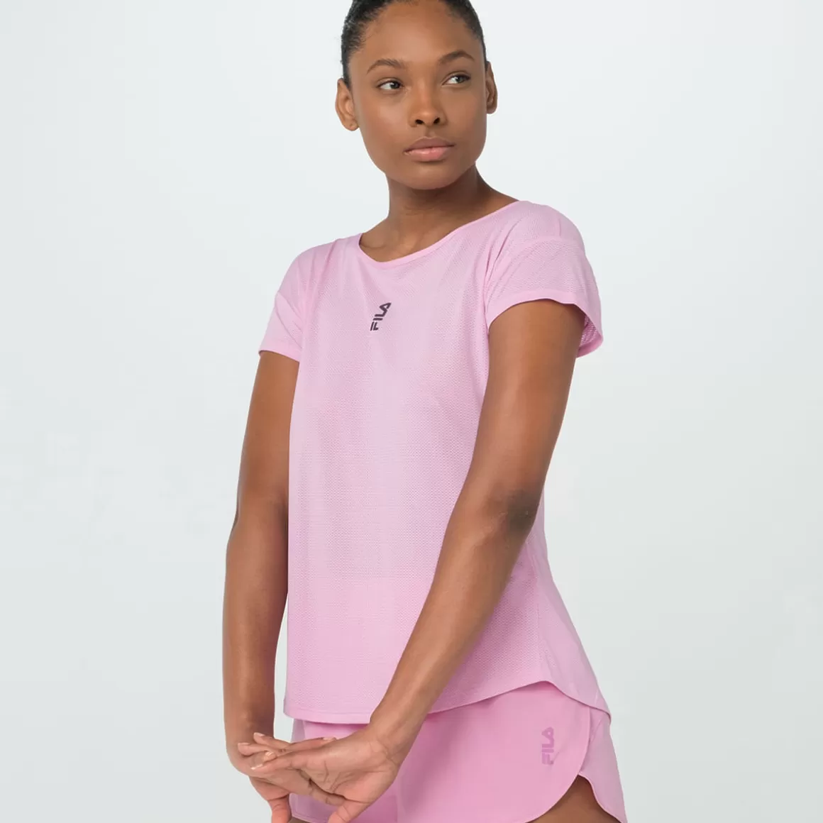 FILA Blusa Basic Run Feminina - * Respirabilidade | Caminhada e corrida