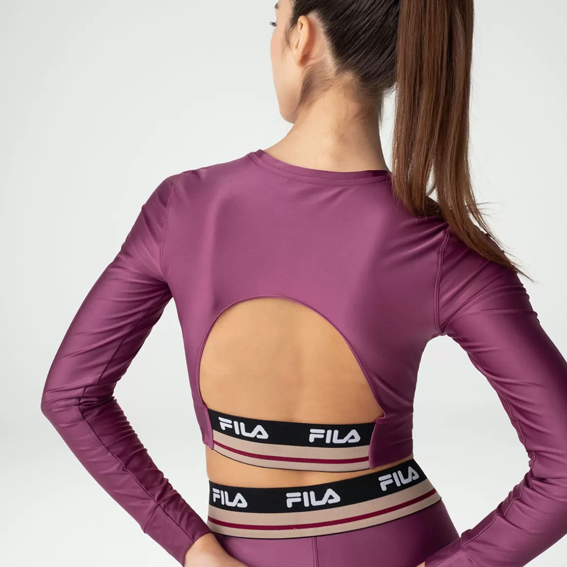 FILA Blusa Manga Longa Double Elastic Feminina - * Respirabilidade | Compressão