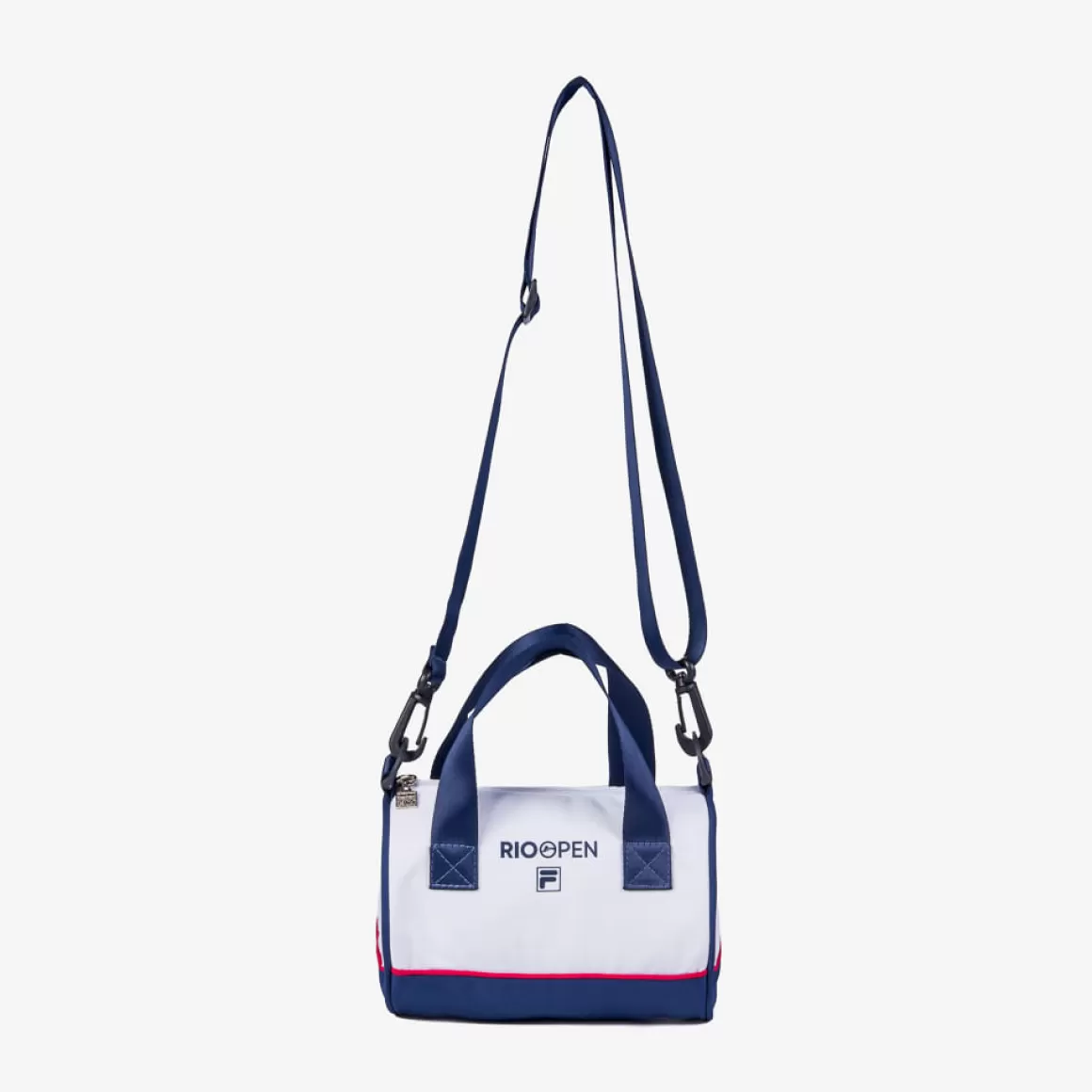 FILA Bolsa Lateral Unissex Rio Open Branca e Azul Marinho - * Mochilas