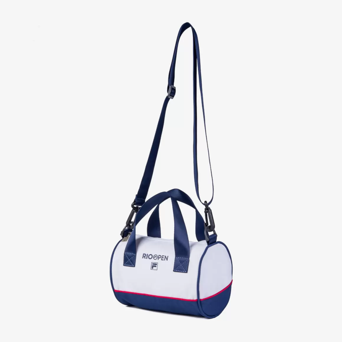 FILA Bolsa Lateral Unissex Rio Open Branca e Azul Marinho - * Mochilas