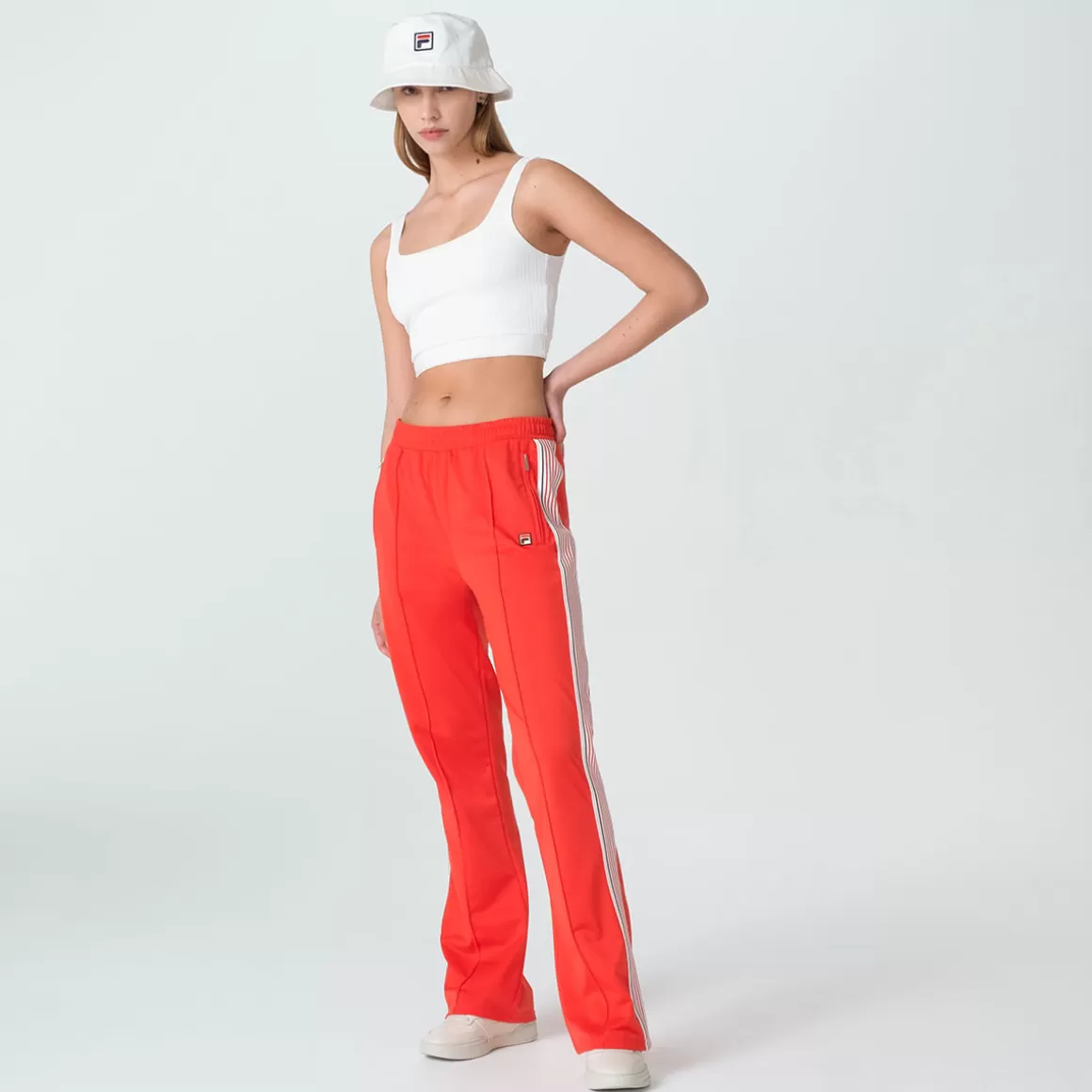 FILA Calça Casual Feminina Arya Track Vermelha - * Heritage | Leggings e calças