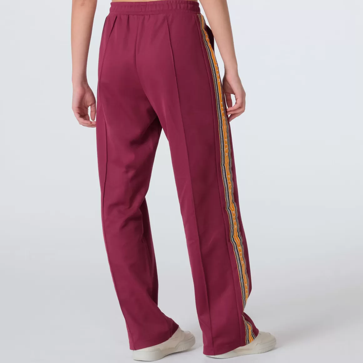 FILA Calça Casual Feminina Ella Track W/ Tape Bordô - * Heritage | Leggings e calças