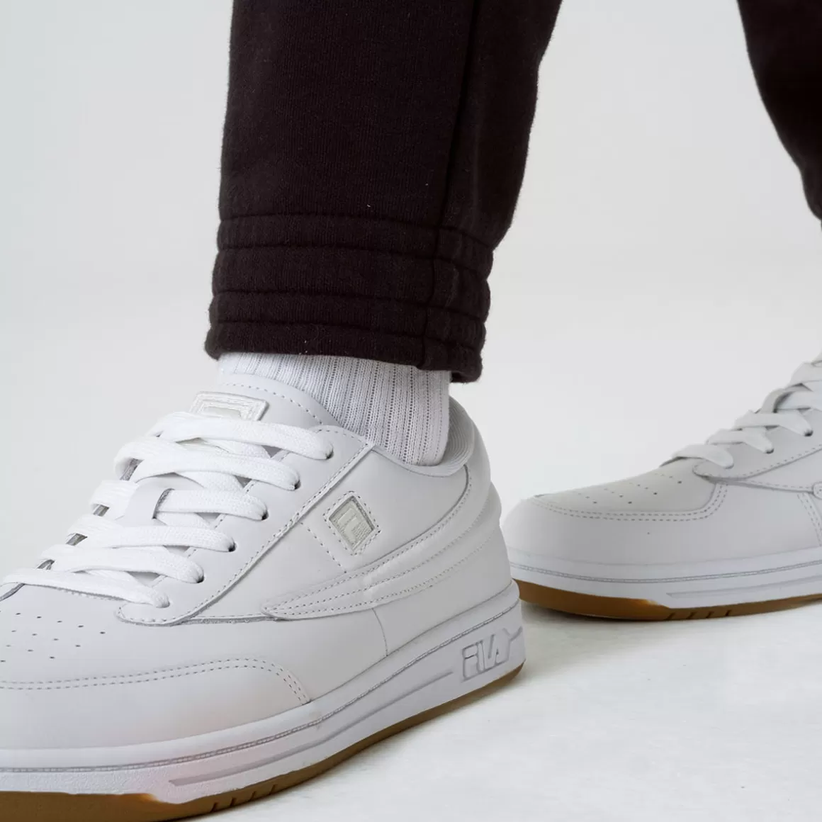 FILA Calça de Moletom Preta Masculina Color Block - * Lifestyle | Calças