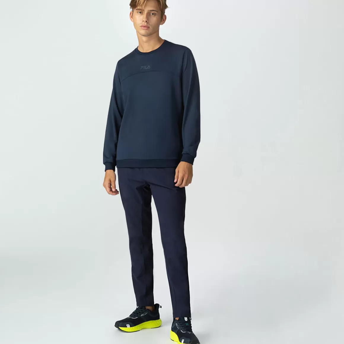 FILA Calça Esportiva Poliéster Masculina Slim Zip - * Academia e treino | Academia e treino