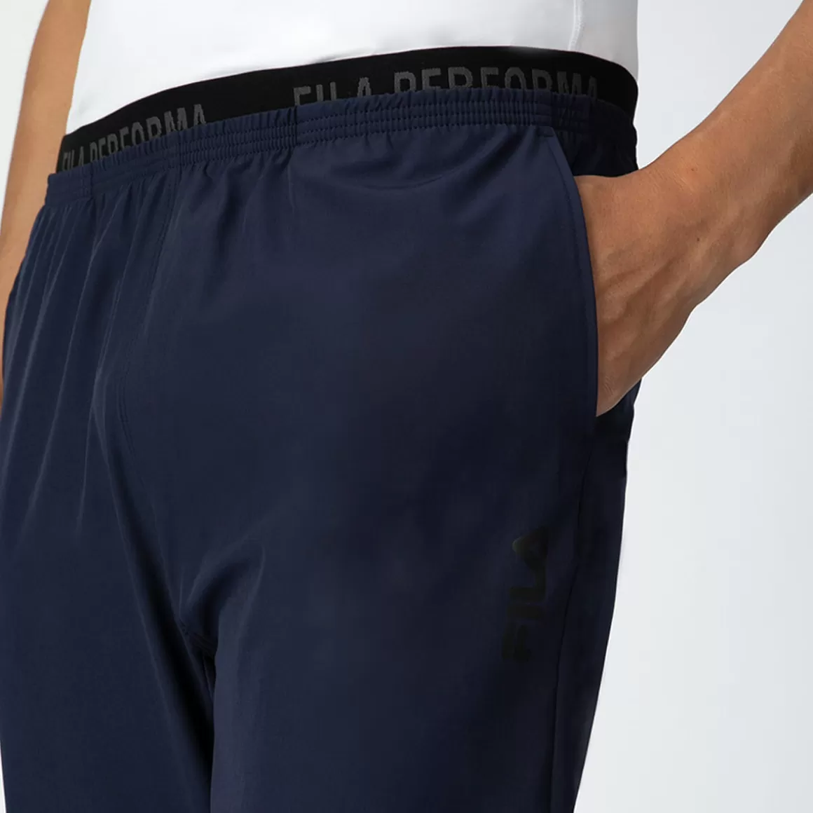FILA Calça Esportiva Poliéster Masculina Slim Zip - * Academia e treino | Academia e treino