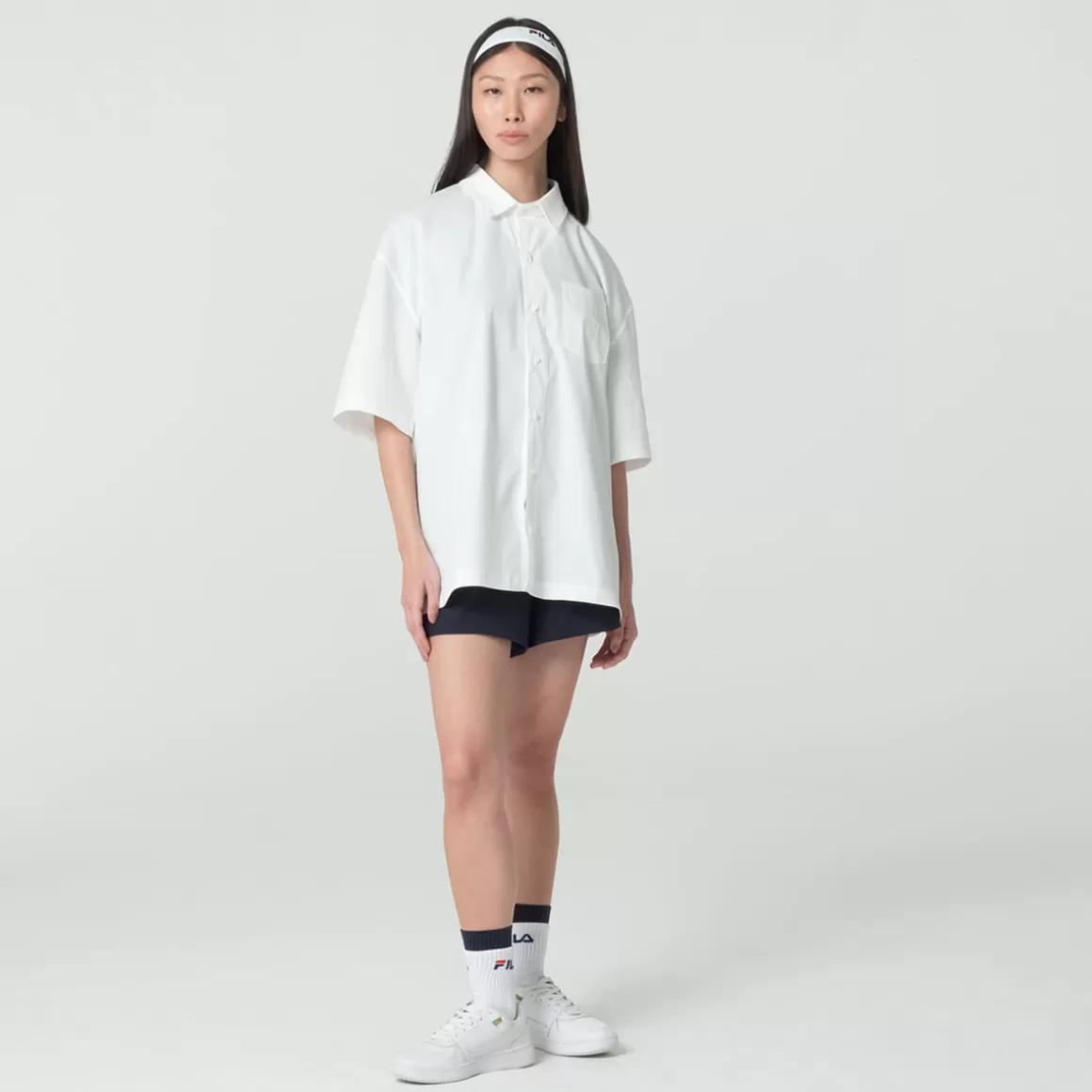 FILA Camisa Oversized Botão Unisex Tennis Club - * Heritage | Camisetas e regatas