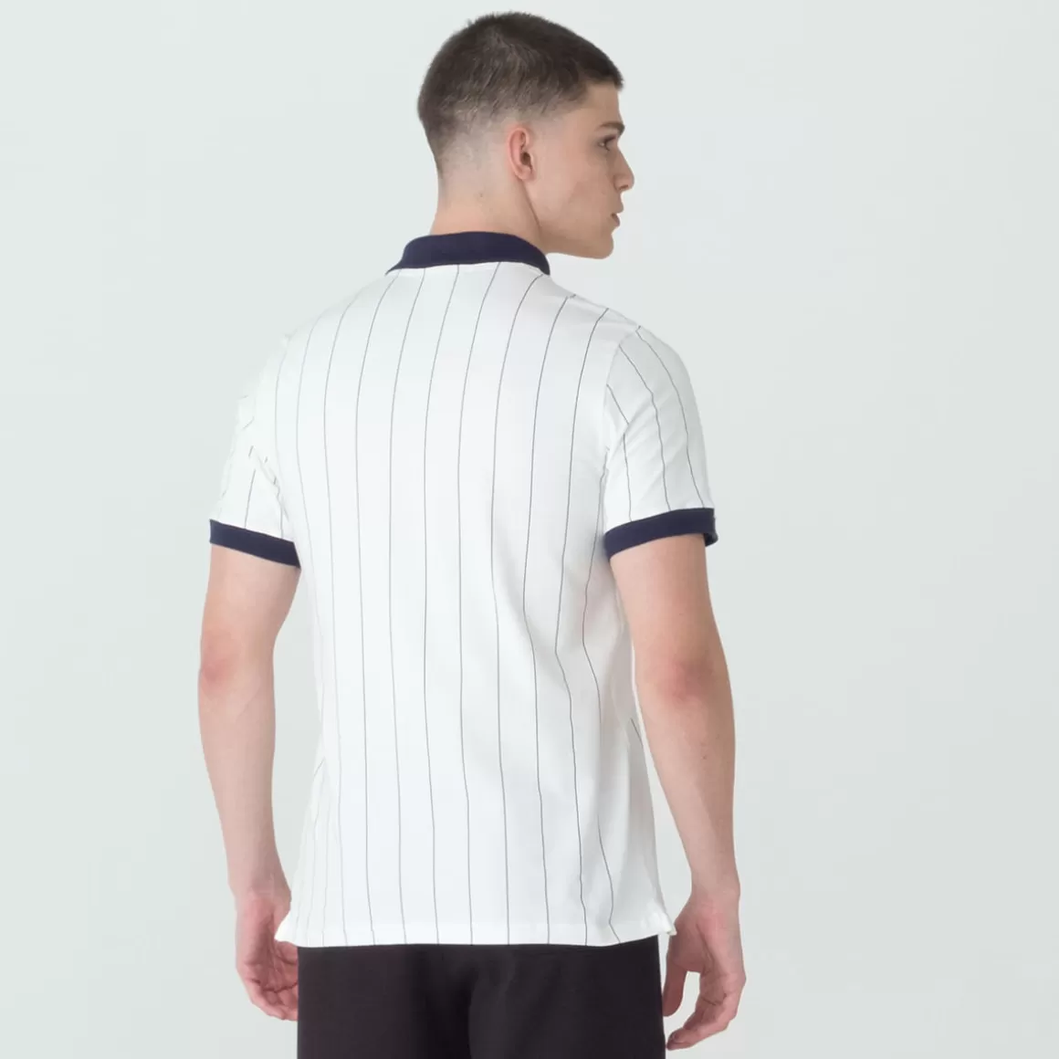 FILA Camisa Polo com Listras Masculina BB1 Branca - * Heritage | Polos