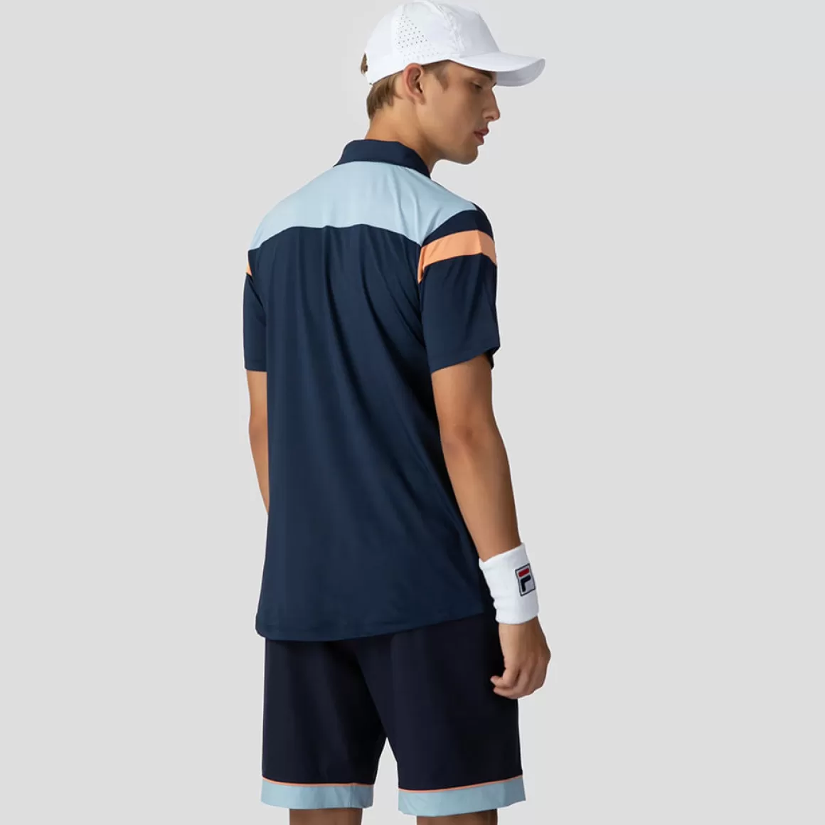 FILA Camisa Polo Masculina Australian Open - * Roupas com Proteção UV | Tennis