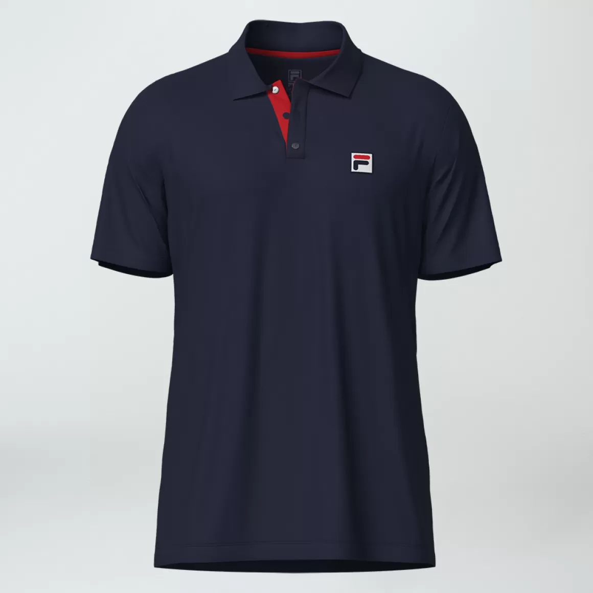 FILA Camisa Polo Masculina Player F-Box II Azul Marinho - * Respirabilidade | Roupas com Proteção UV