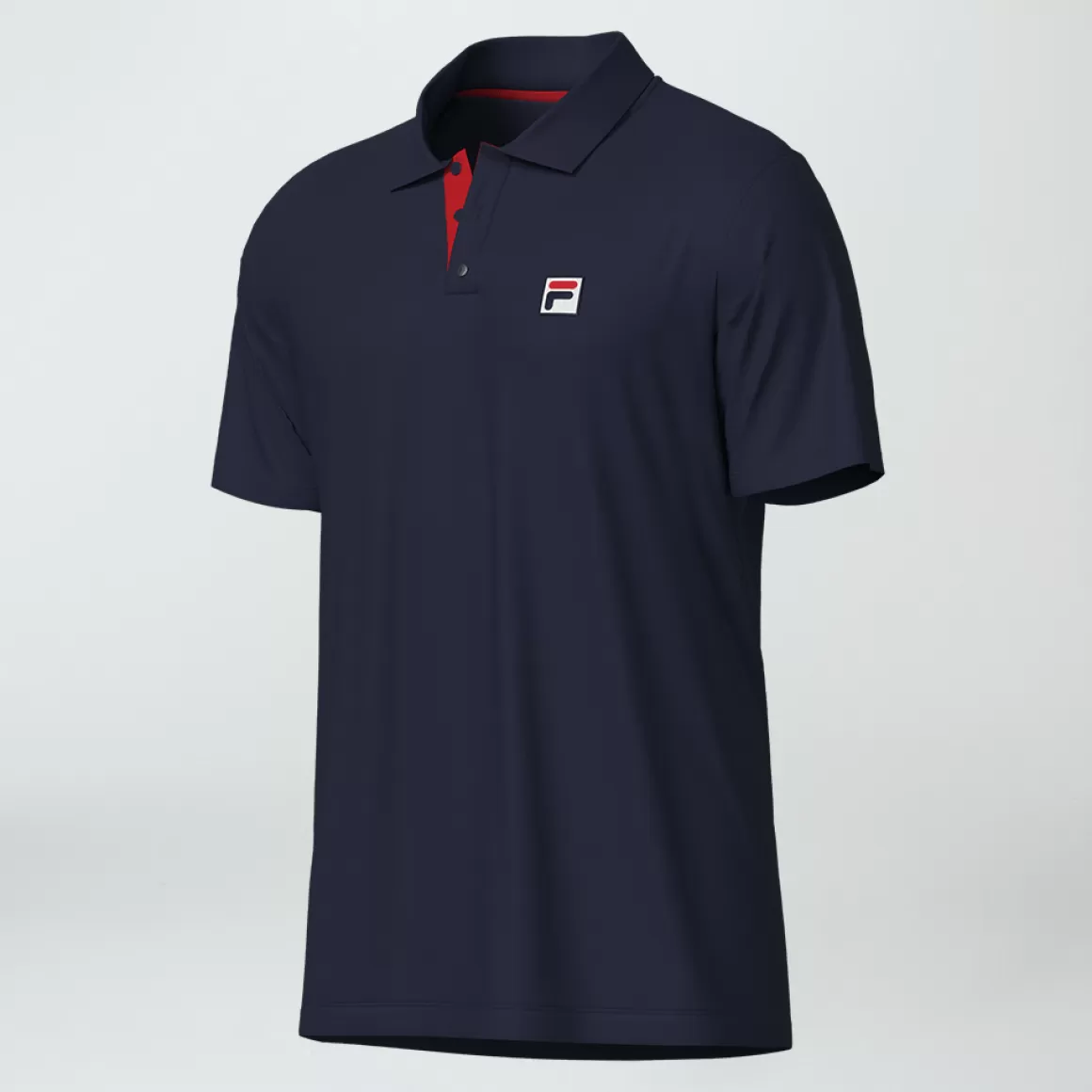 FILA Camisa Polo Masculina Player F-Box II Azul Marinho - * Respirabilidade | Roupas com Proteção UV