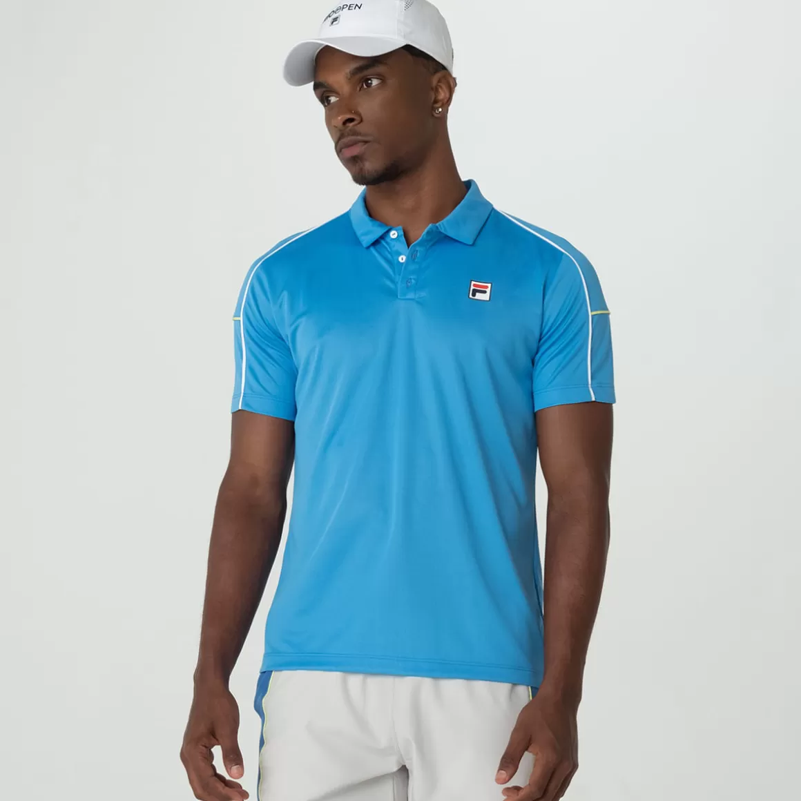 FILA Camisa Polo Tenista Masculina Tennis Line Azul - * Tennis | Polos