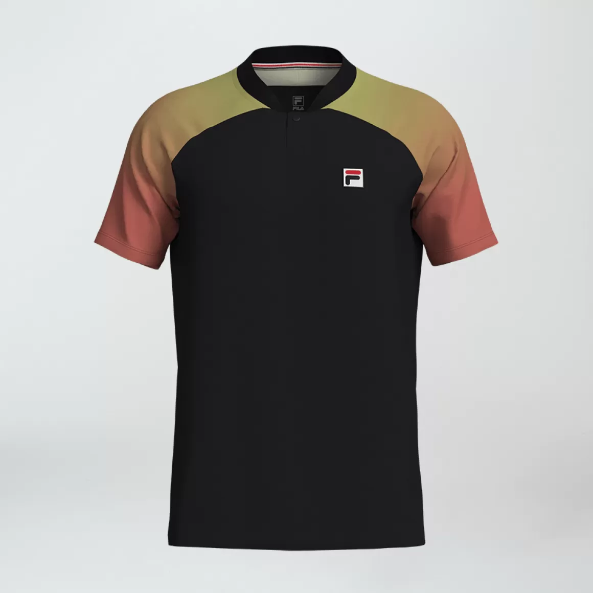FILA Camisa Polo Tennis Masculina Classic Estampa Colorida - * Roupas com Proteção UV | FILA Tennis