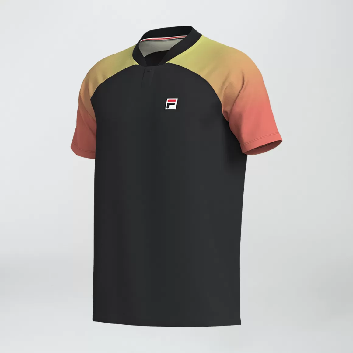 FILA Camisa Polo Tennis Masculina Classic Estampa Colorida - * Roupas com Proteção UV | FILA Tennis