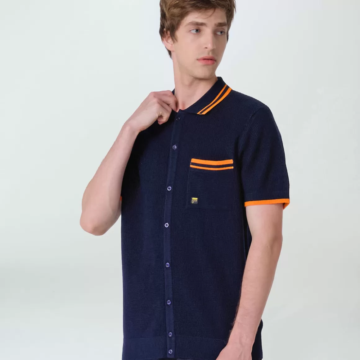 FILA Camisa Polo Tricô Masculina Ascari Waffle Knitted - * Heritage | Polos