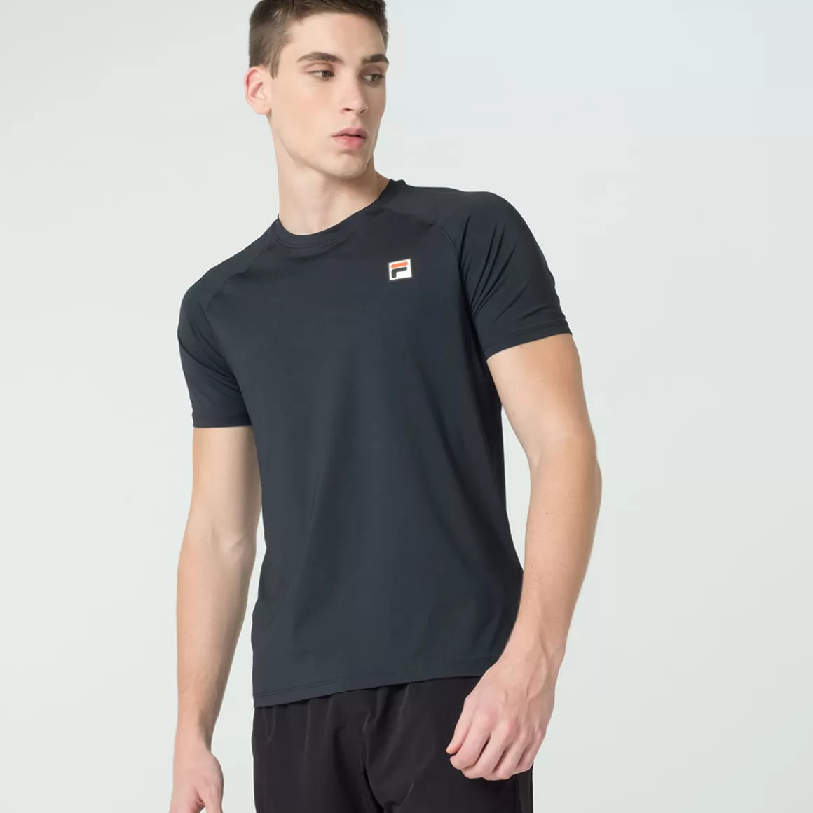 FILA Camiseta Beach Tennis Eco Masculina Preta - * Respirabilidade | Controle de temperatura