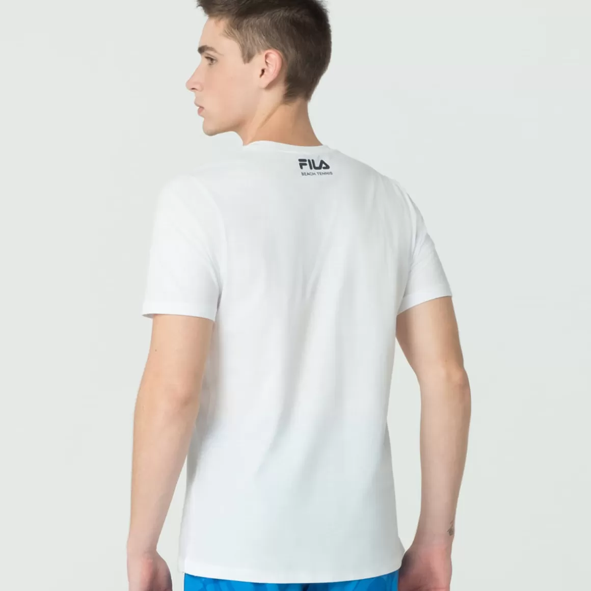 FILA Camiseta Beach Tennis Masculina Beach Club II Branca - * Beach tennis | Camisetas e regatas