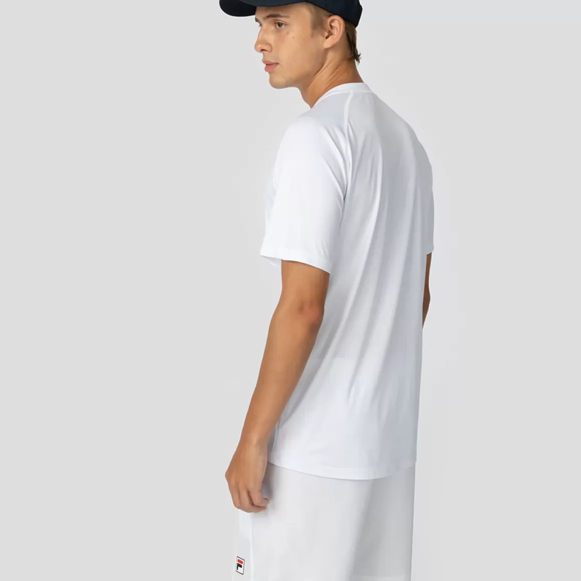 FILA Camiseta Branca Masculina Cinci Fbox II - * Roupas com Proteção UV | Tennis