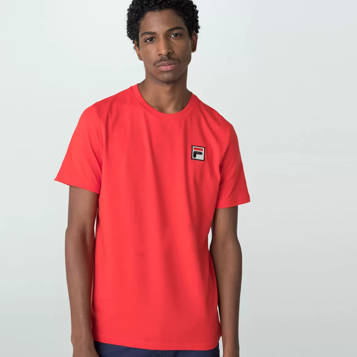 FILA Camiseta Casual Masculina F-Box Vermelha - * Heritage | Camisetas e regatas