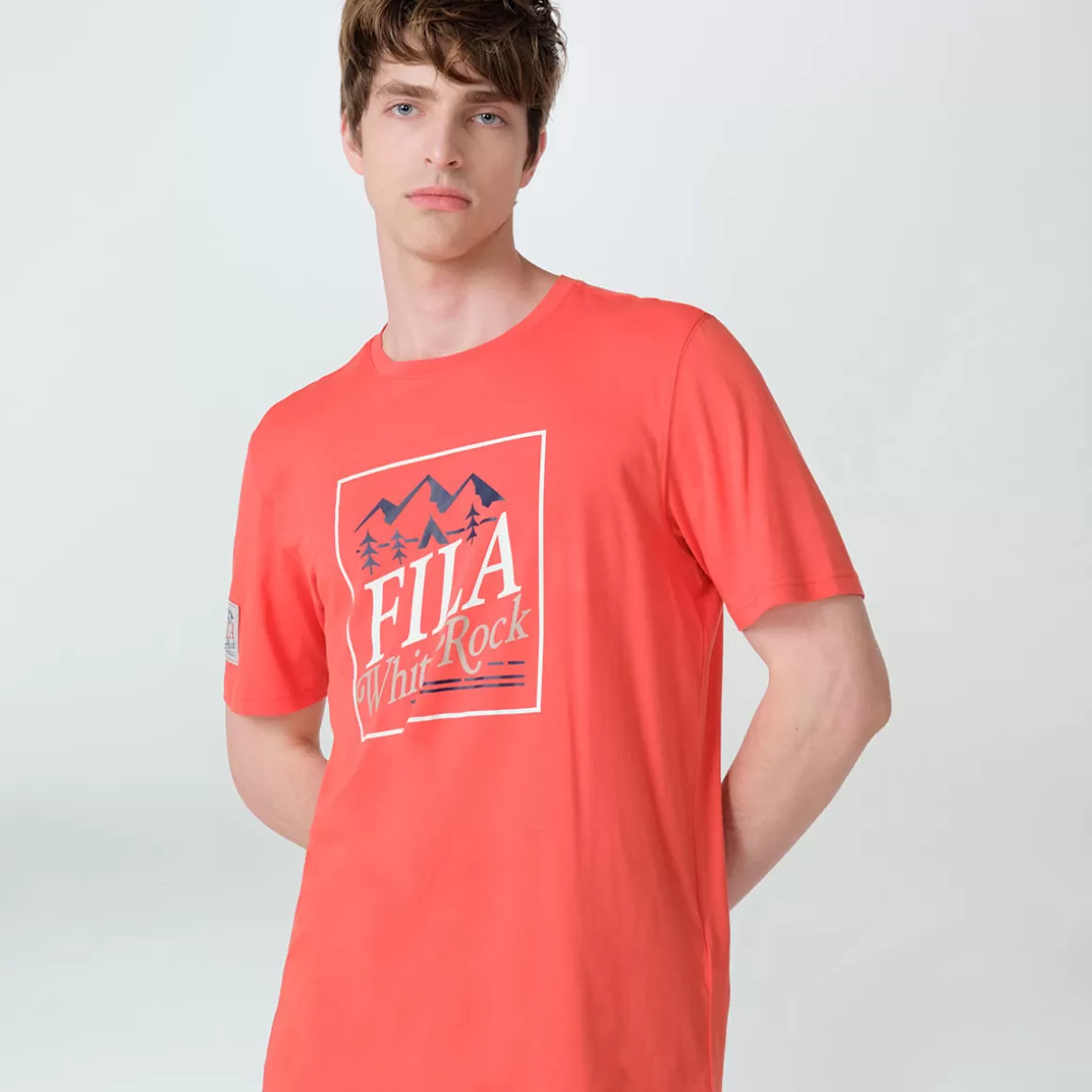 FILA Camiseta Casual Masculina Liam WR Vermelha - * Heritage | Camisetas e regatas