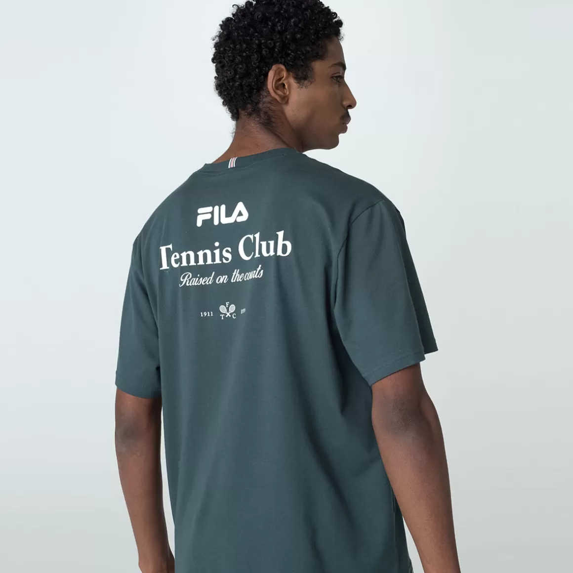 FILA Camiseta Casual Masculina Tennis Club Verde - * Heritage | Camisetas e regatas