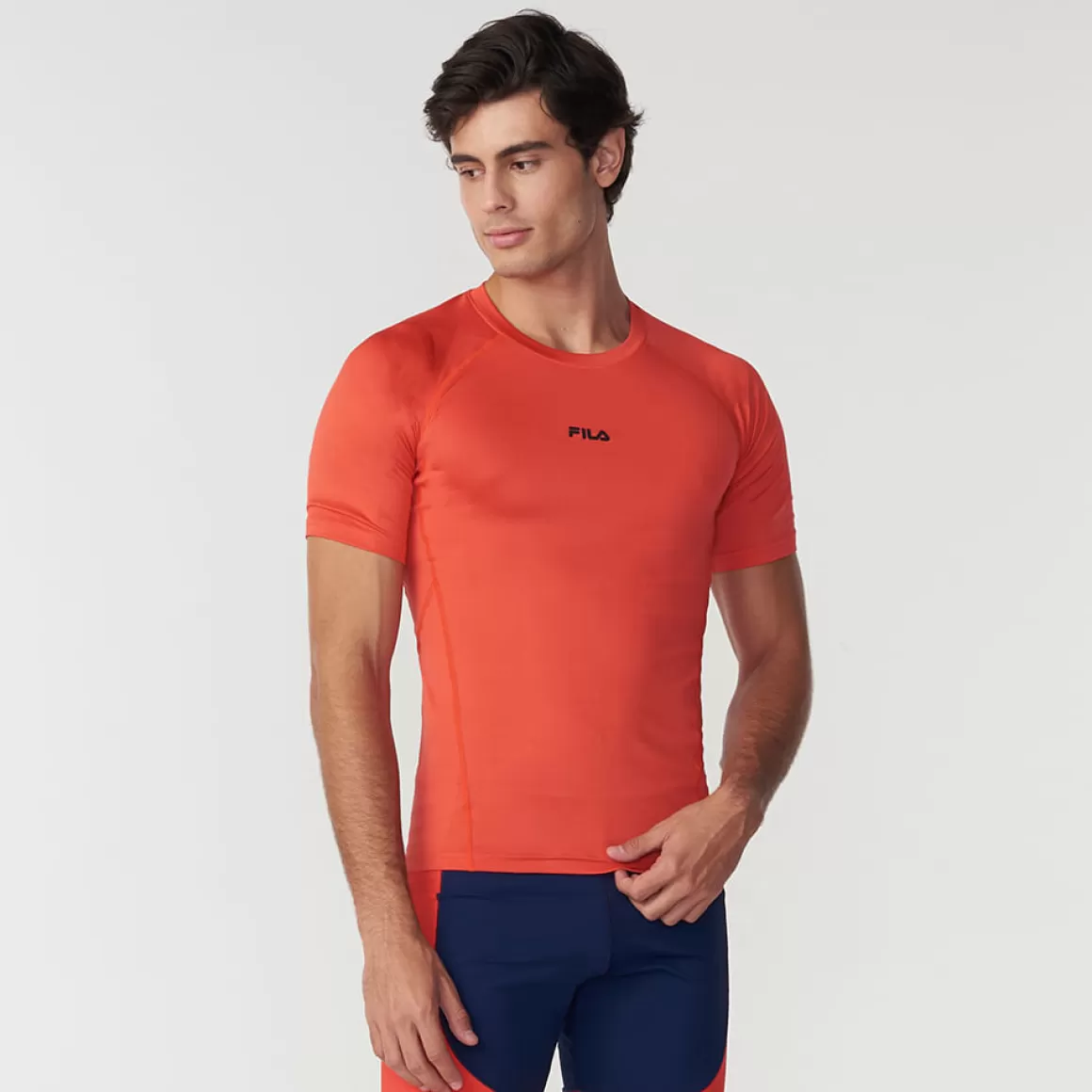 FILA Camiseta Compress Skin Masculina - * Respirabilidade | Roupas com Proteção UV