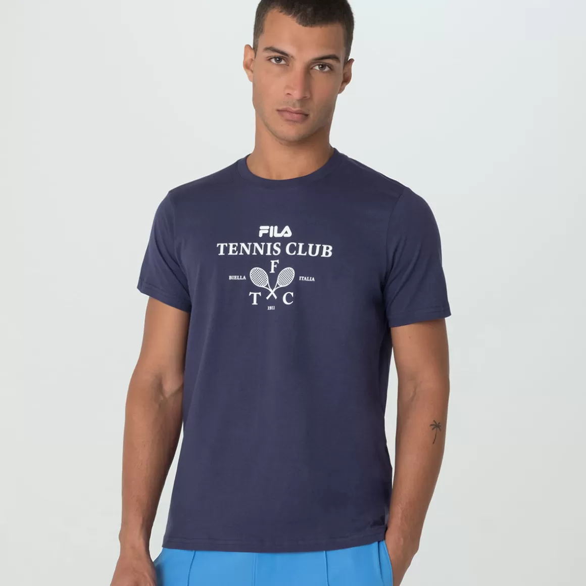 FILA Camiseta de Tenista Masculina Soft Urban Marinho - * Tennis | FILA Tennis