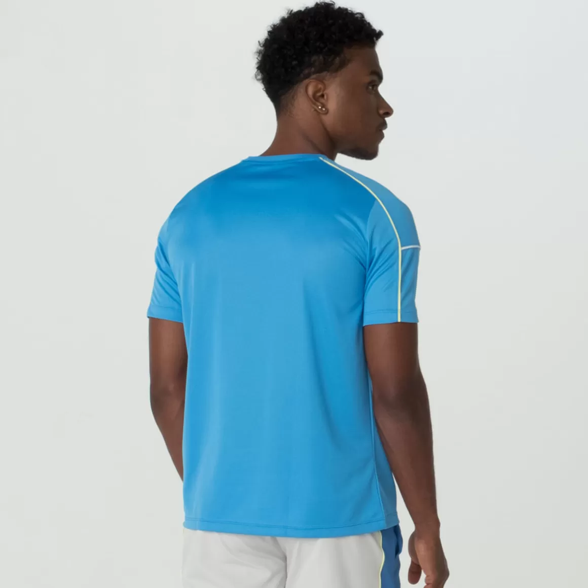 FILA Camiseta de Tenista Masculina Tennis Line Azul - * Respirabilidade | Tennis