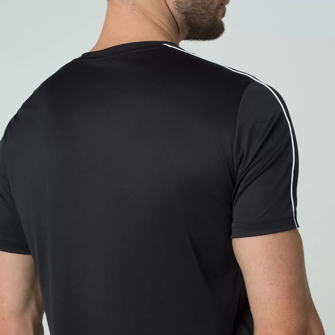 FILA Camiseta de Treino Masculina Linea Eco Preta - * Respirabilidade | Roupas com Proteção UV