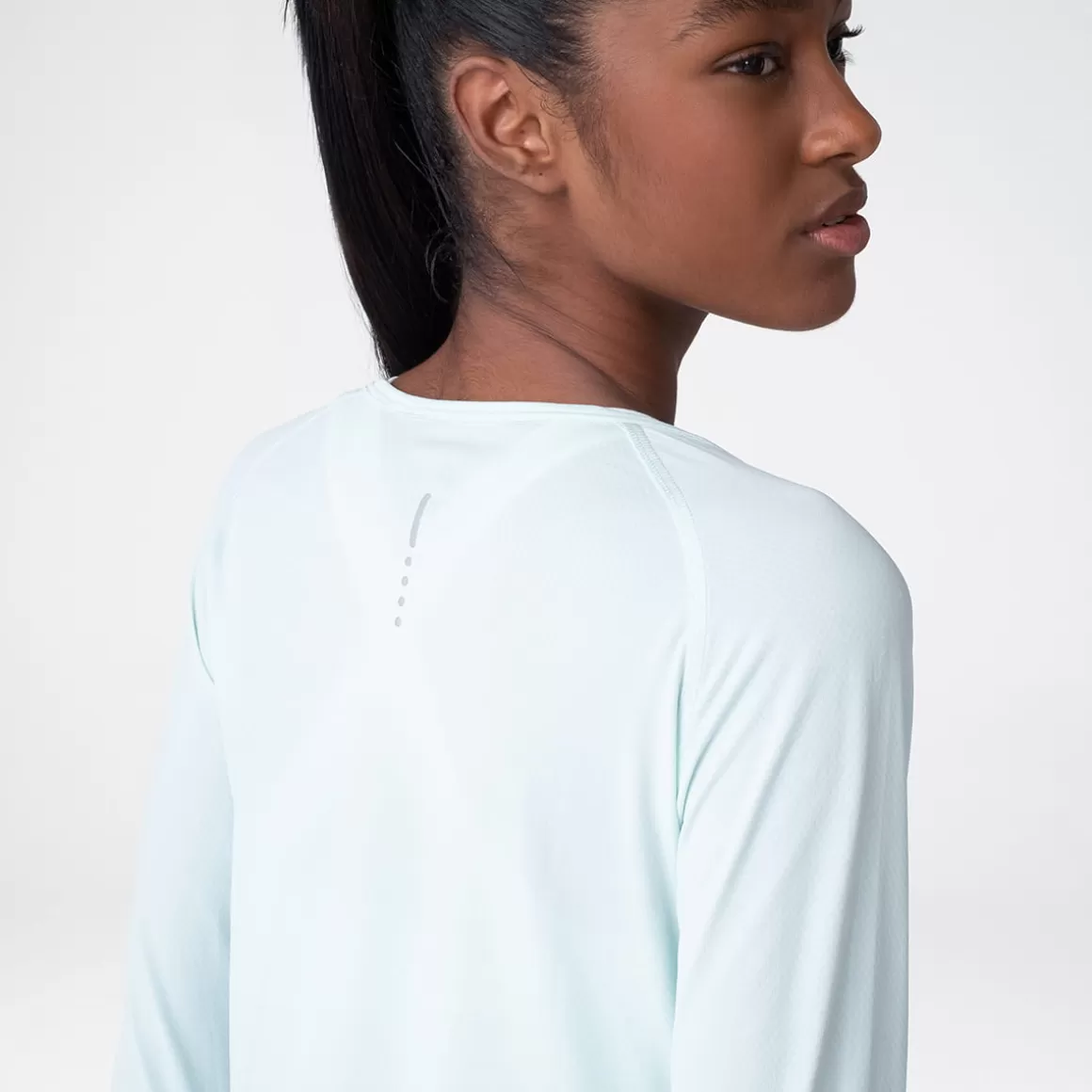 FILA Camiseta Esportiva Manga Longa Feminina Bio II Azul - * Respirabilidade | Anti-odor
