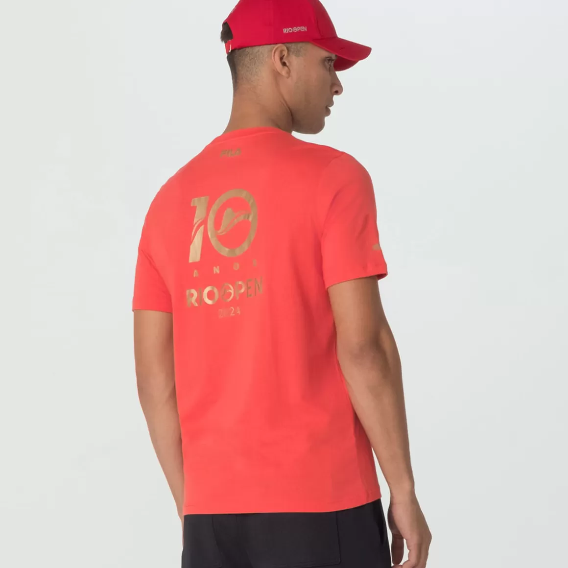 FILA Camiseta 10 Anos Premium Masculina - * Camisetas e regatas