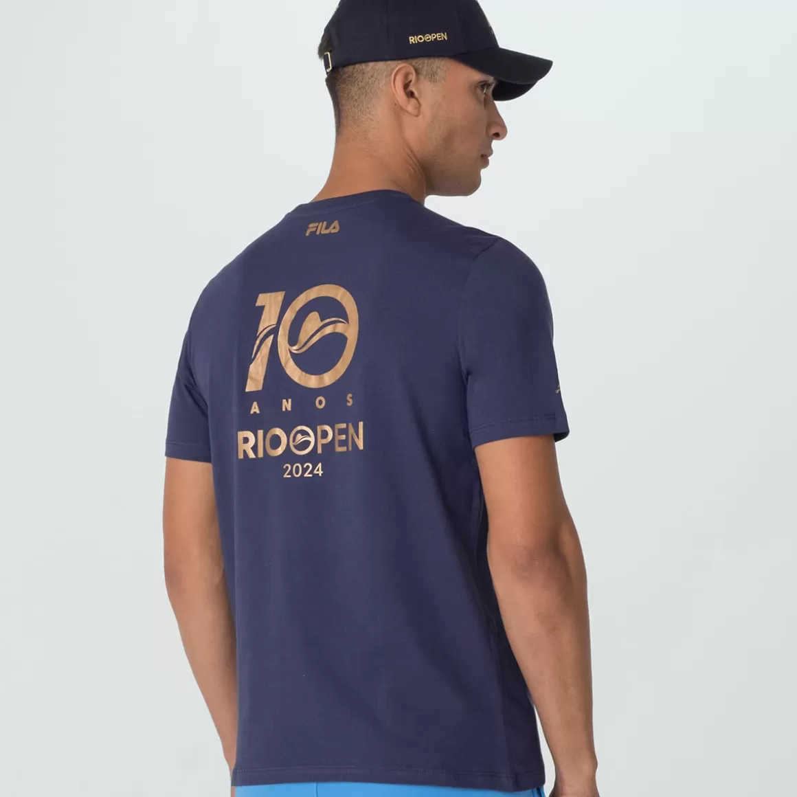 FILA Camiseta 10 Anos Premium Masculina - * Camisetas e regatas