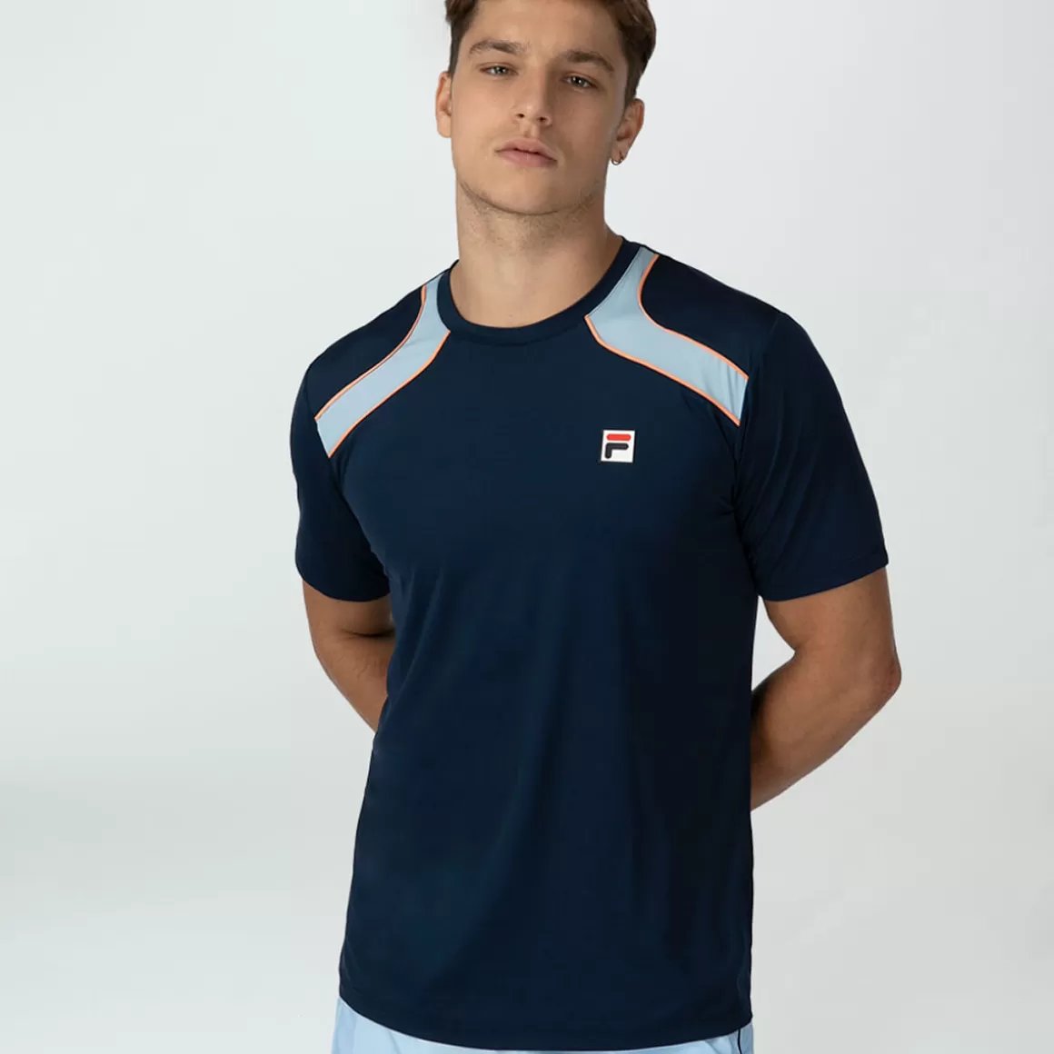 FILA Camiseta Australian Open II Masculina - * Roupas com Proteção UV | Tennis