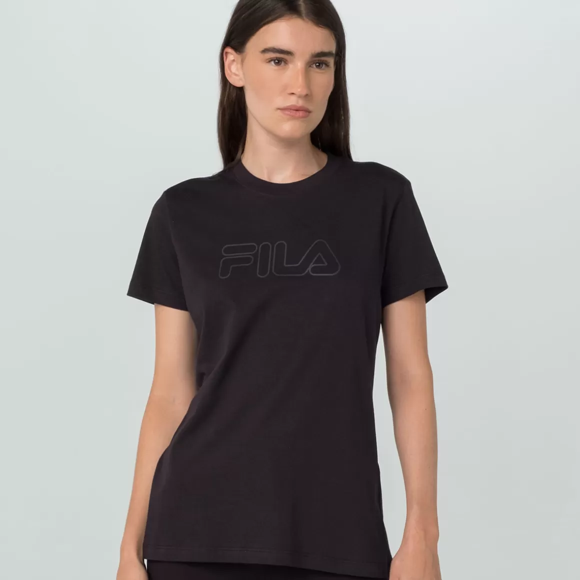 FILA Camiseta Basic Outline Feminina - * Lifestyle | Blusas, camisetas e regatas