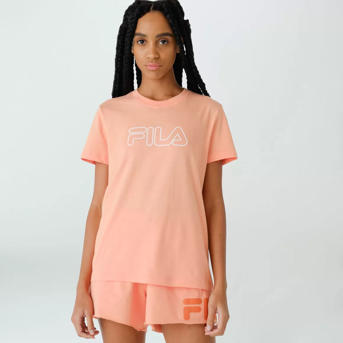 FILA Camiseta Basic Outline Feminina - * Lifestyle | Blusas, camisetas e regatas